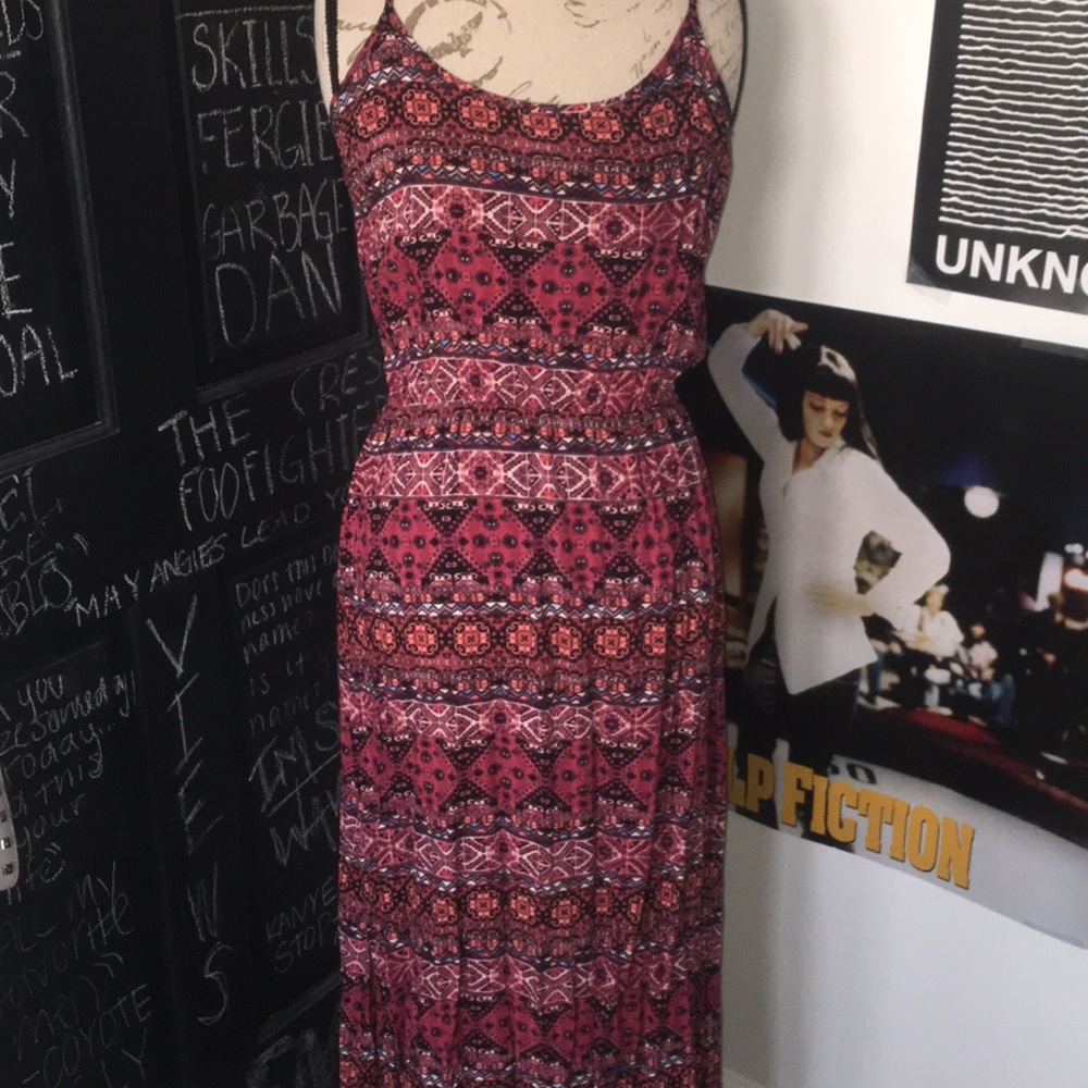 Aztec maxi dress